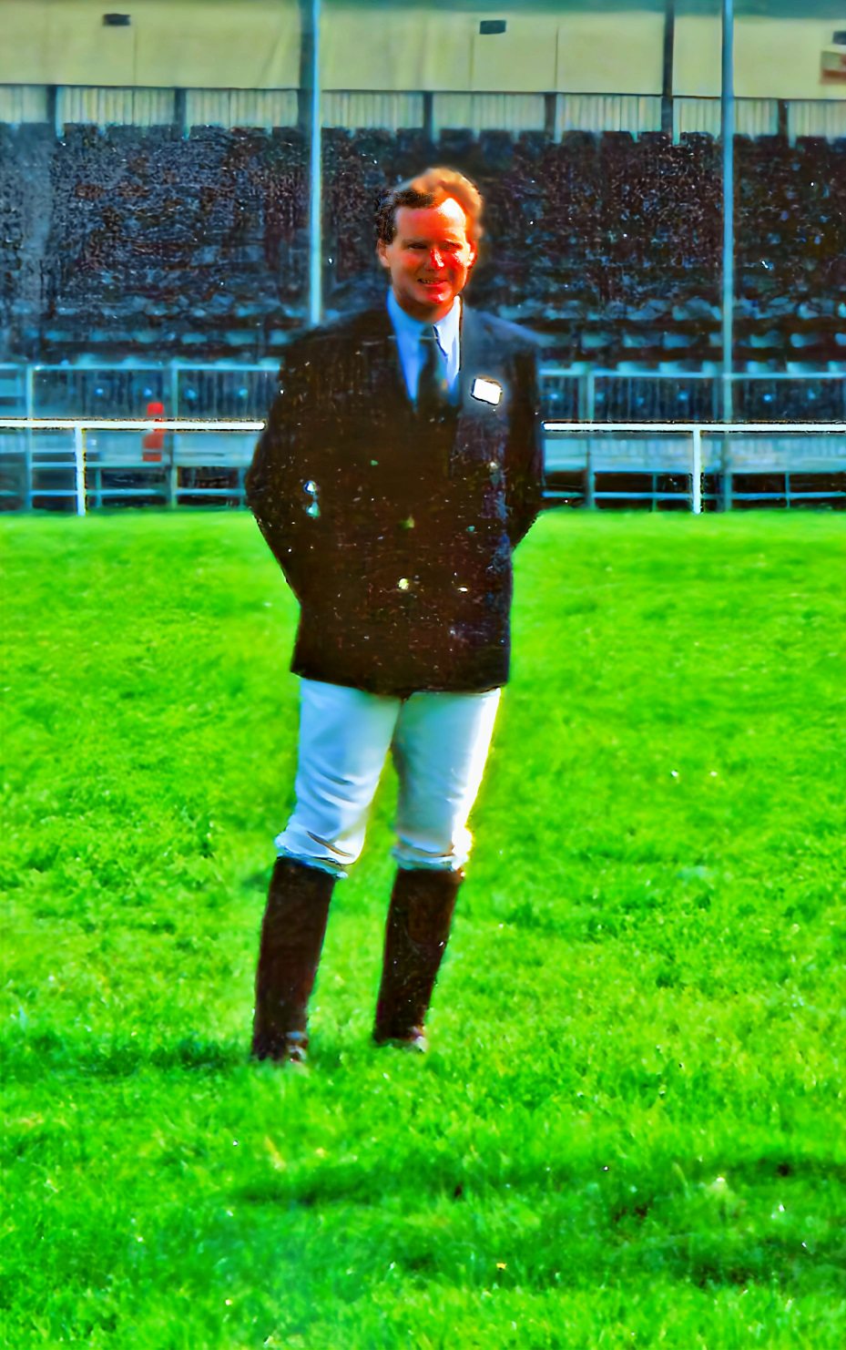 Peter Haydon judging at the Royal Windsor Horse Show 1994